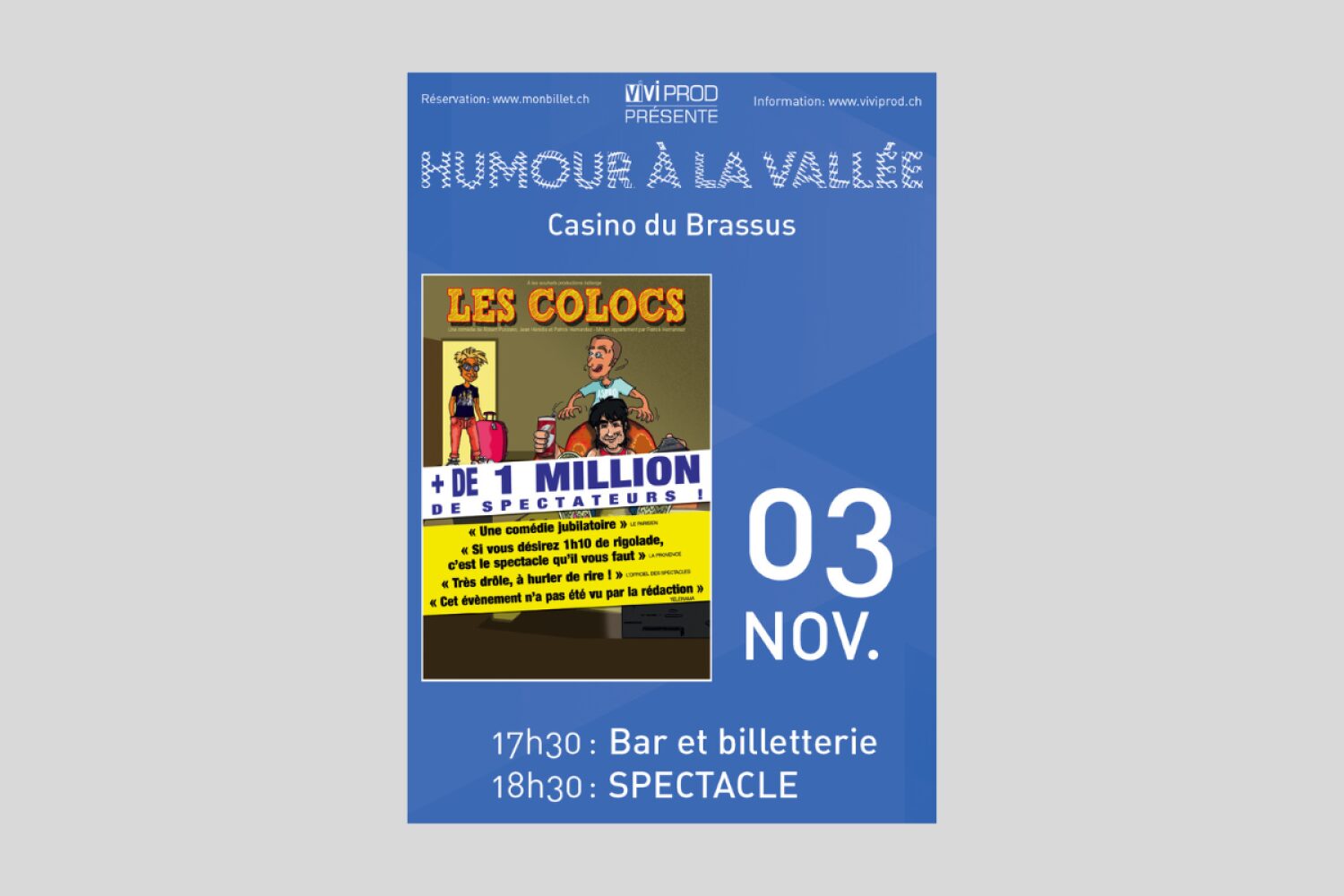 Humour à la Vallée – Les colocs